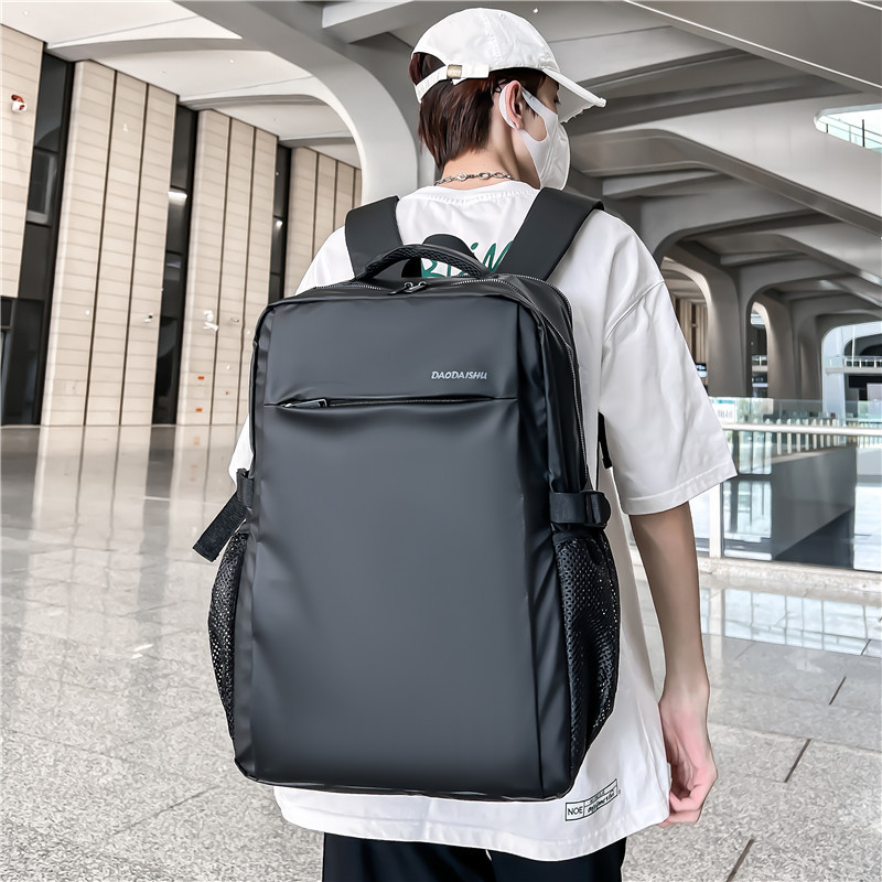 One Piece Dropshipping Stall Backpack Men's Korean-Style Casual College Students' Backpack Cross-Border Large Capacity Business Computer Bag