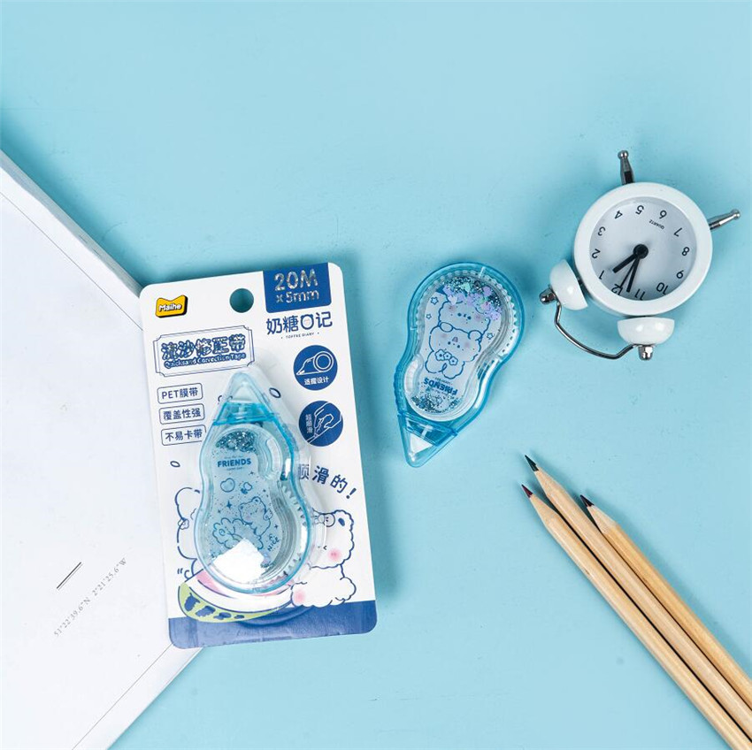 新款批发 麦和mhn020229奶糖日记流沙修正带