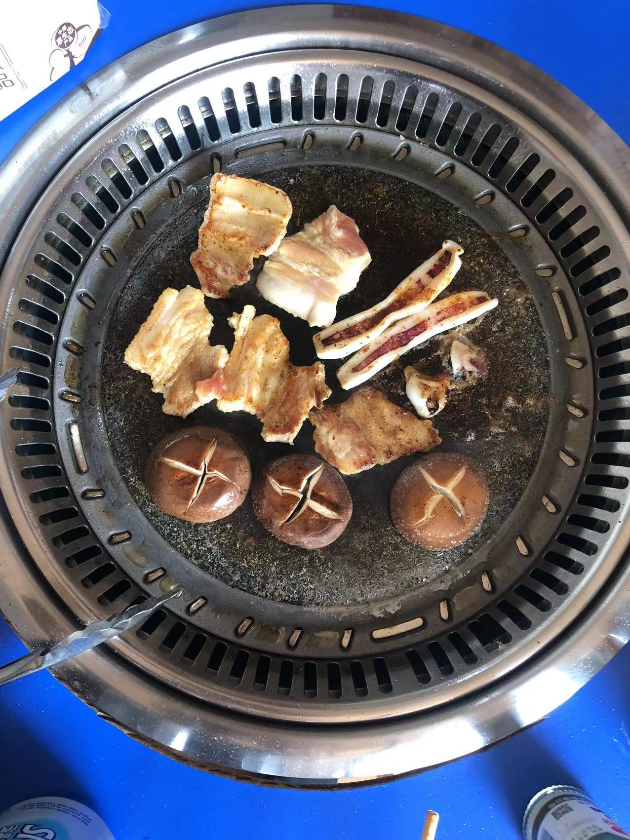 石板烤肉石头韩式电烧烤炉商用日式电烤炉自助烤肉炉个性厂家直供