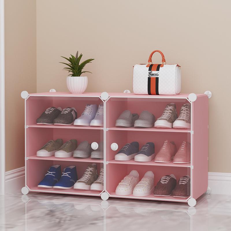 Shoe Cabinet Home Entrance Large Capacity Space-Saving Simple Entrance Cabinet Plastic Assembly Storage Organizer Hallway Cabinet