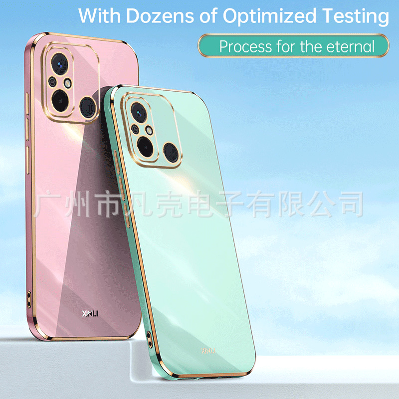 适用redmi 12c手机套6d电镀镭雕手机壳k60e note 12 pro 5g case