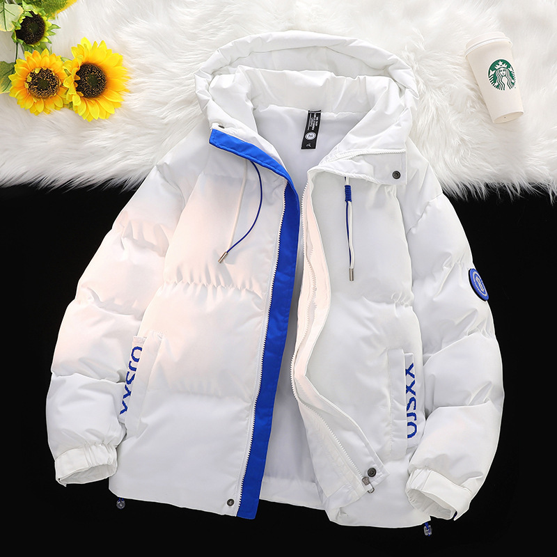 Men's Cotton Clothes Autumn and Winter Hooded Cotton-Padded Coat Men's Clothing 2023 New Fashion Brand Thermal Cotton Coat Jacket