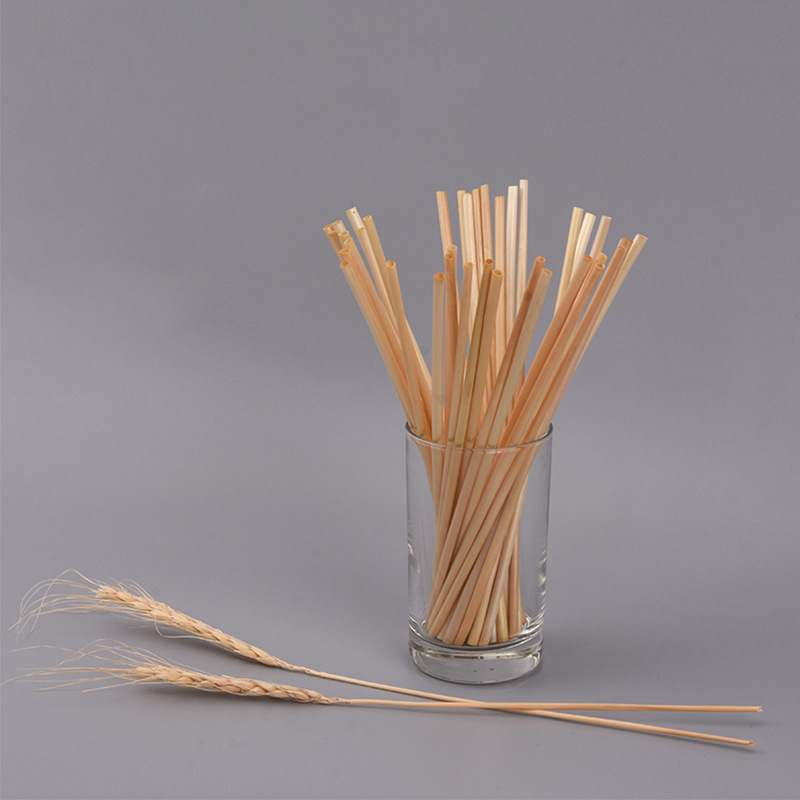 麦穗杆吸管定制食品级直管创意麦秆吸管一次性可降解小麦秸秆吸管