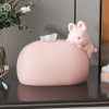 Tissue lovely rabbit Tissue box a living room tea table table bedroom Wine cabinet Tissue box household desktop ornament