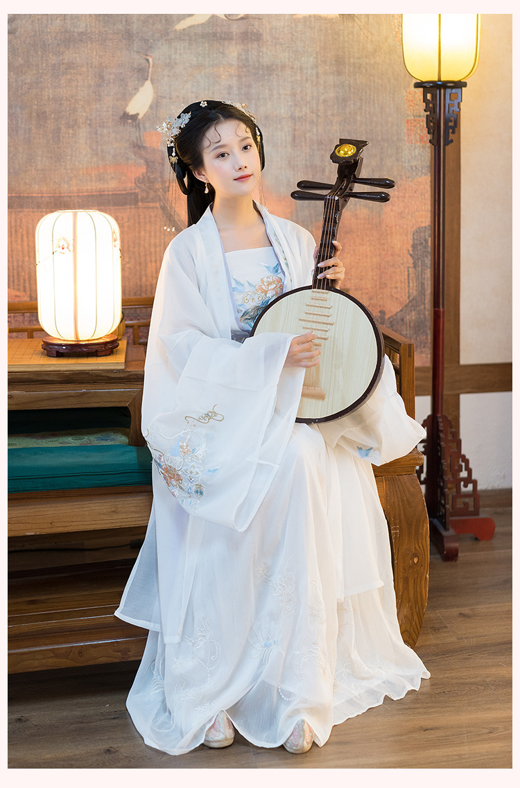 汉服女成人古装春夏新品 复古汉元素广袖齐腰襦裙重工刺绣中国风