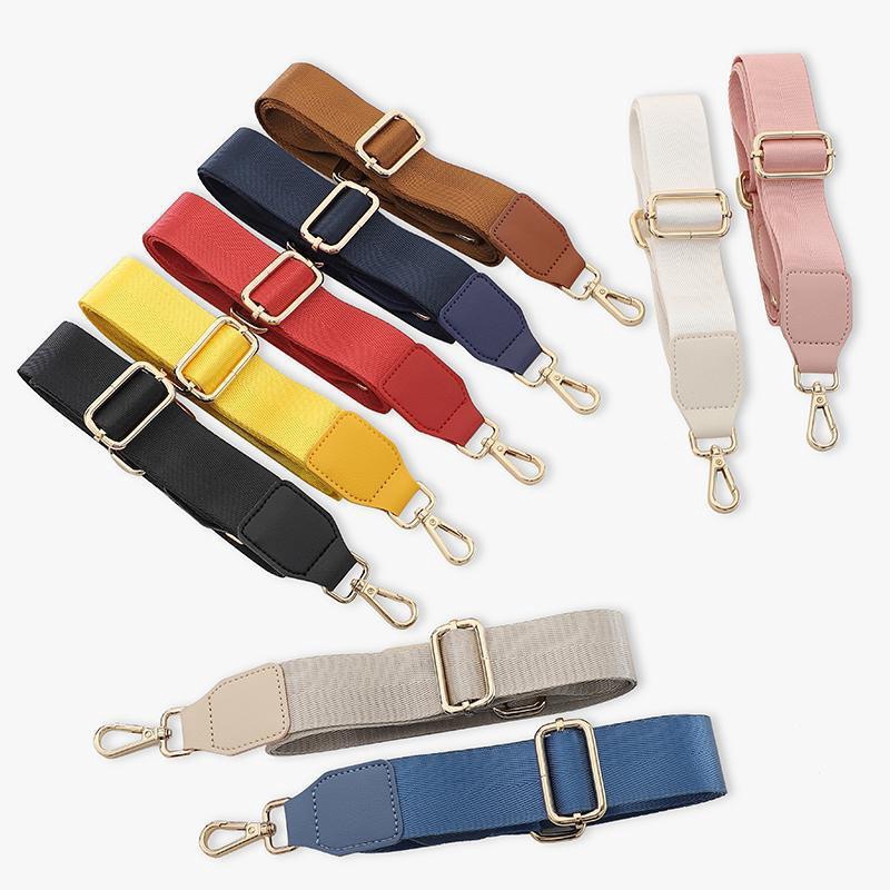 斜挎包背带色包包带子女宽肩带配件挎包包带子黑色可调节替换包邮