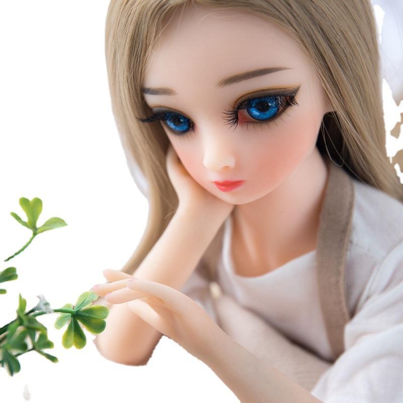 65cm全硅胶动漫二次元小型实体娃娃男用成人性爱美女迷你手办可插