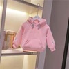 Female baby Plush Sweater girl spring and autumn 2021 new pattern Autumn and winter children Long sleeve hoodie baby jacket