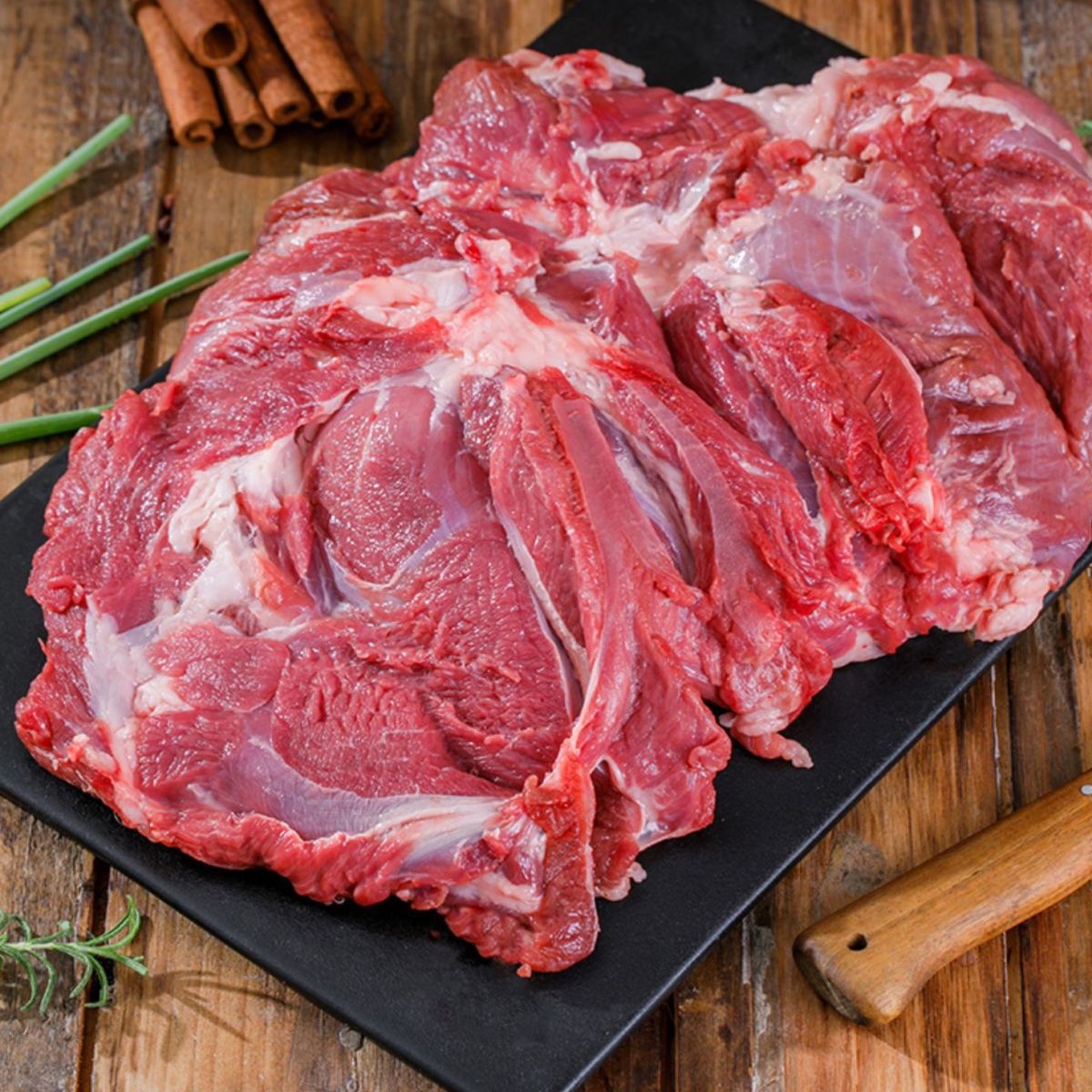 内蒙古去骨羊腿肉3斤现宰羊肉新鲜呼伦贝尔纯鲜羊肉烧烤火锅食材