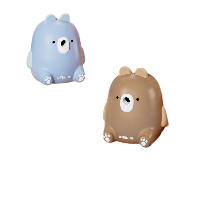 Pencil Sharpener Child Bear Office Pencil Sharpener Primary School Student Pencil Sharpener Hand-Cranked Penknife Manual Pencil Sharpener