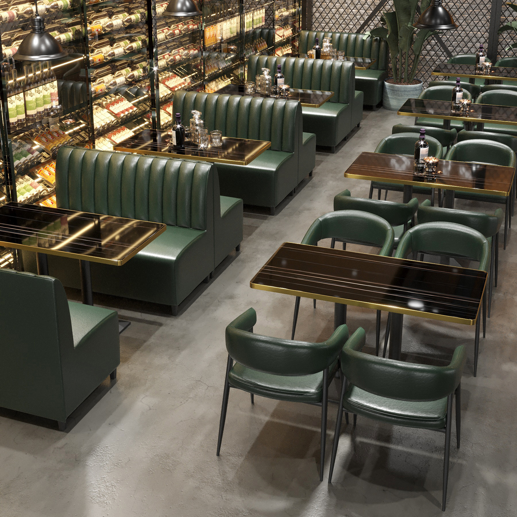 工业风清吧酒吧桌椅组合烧烤店音乐餐厅卡座咖啡厅小吃奶茶店沙发