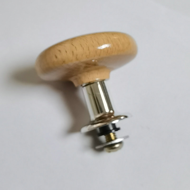 本色圆盖珠电镀圆柱锅盖顶珠锅盖帽炒锅配件 圆形电木锅具配件