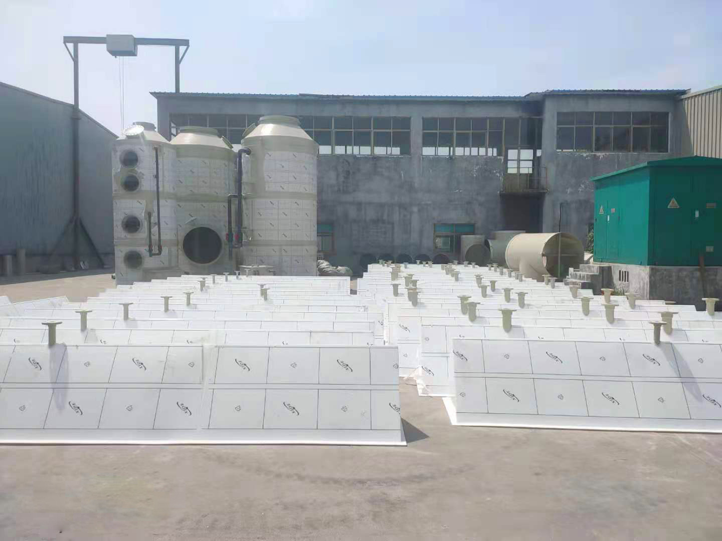 uasb三相分离器 聚丙烯三相分离器 厌氧罐配件塑料卧式三相分离器