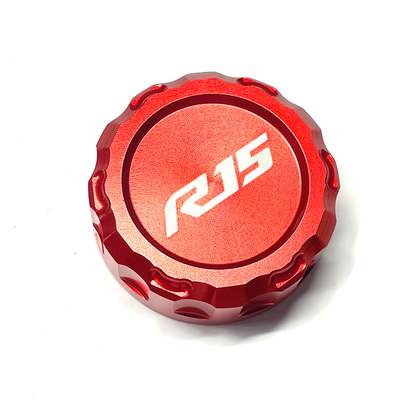 适用雅马哈yzf r1 r25 r3 r6 r15 15-17年改装油杯盖后刹车油壶盖