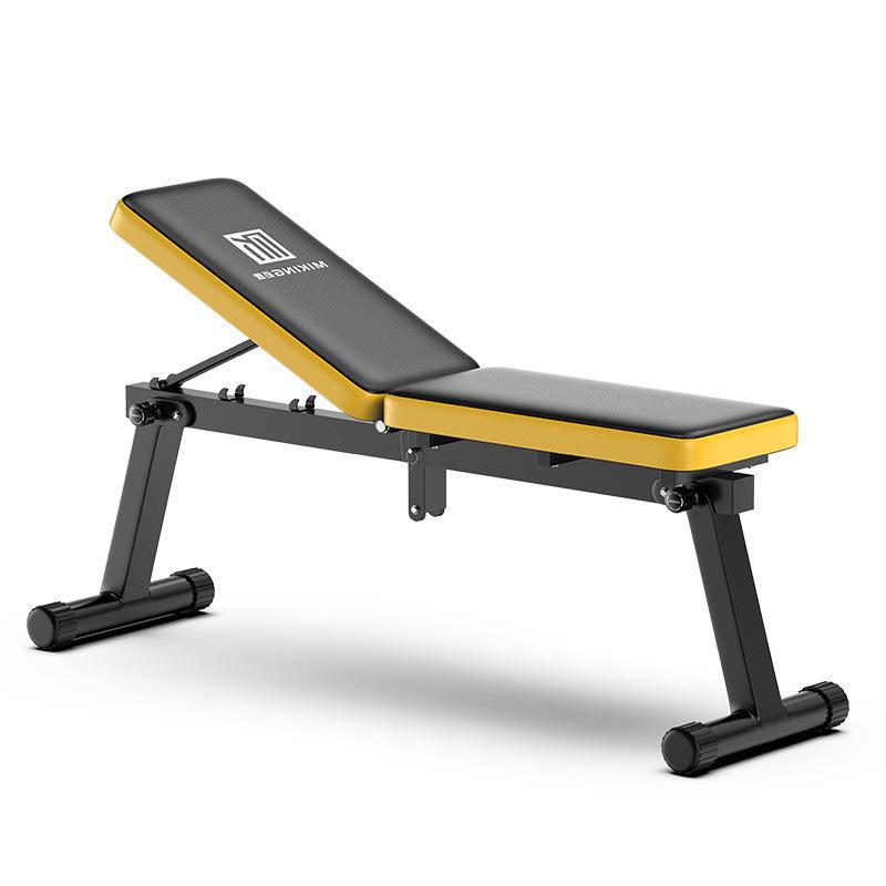 Dumbbell Bench Home Multifunctional Fitness Recliner Folding Flat Bench Professional Barbell Press Bench Adjustable Flying Bird Chair