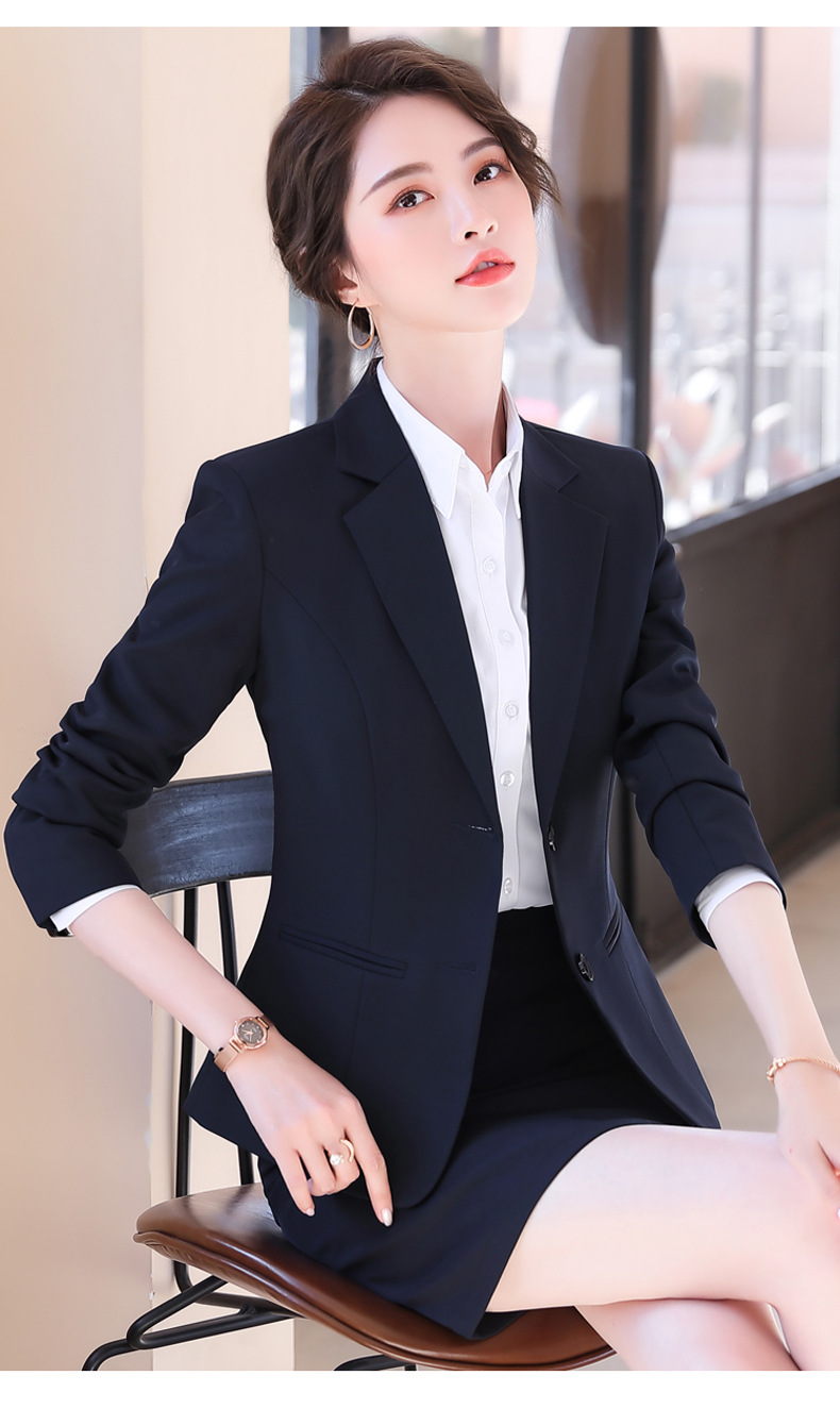 西装套装女薄款春秋时尚气质女神范职业装面试正装老师工作服夏季