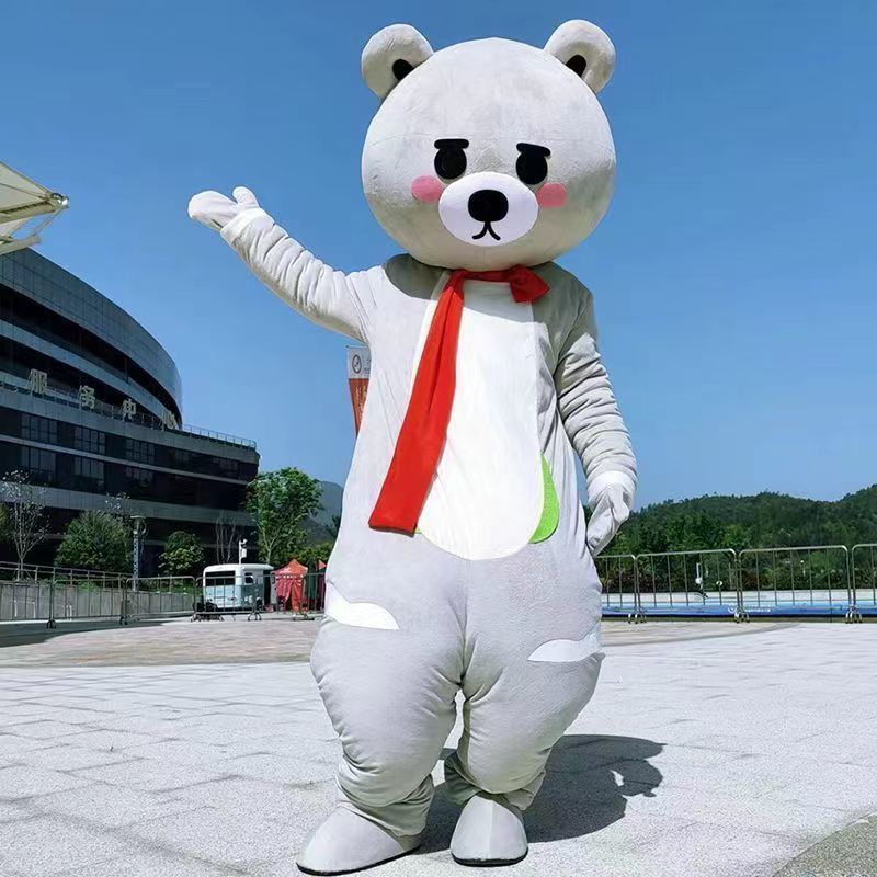 抖音牵然熊动漫网红熊人偶服装同款套装宣传表演道具人穿行走服装