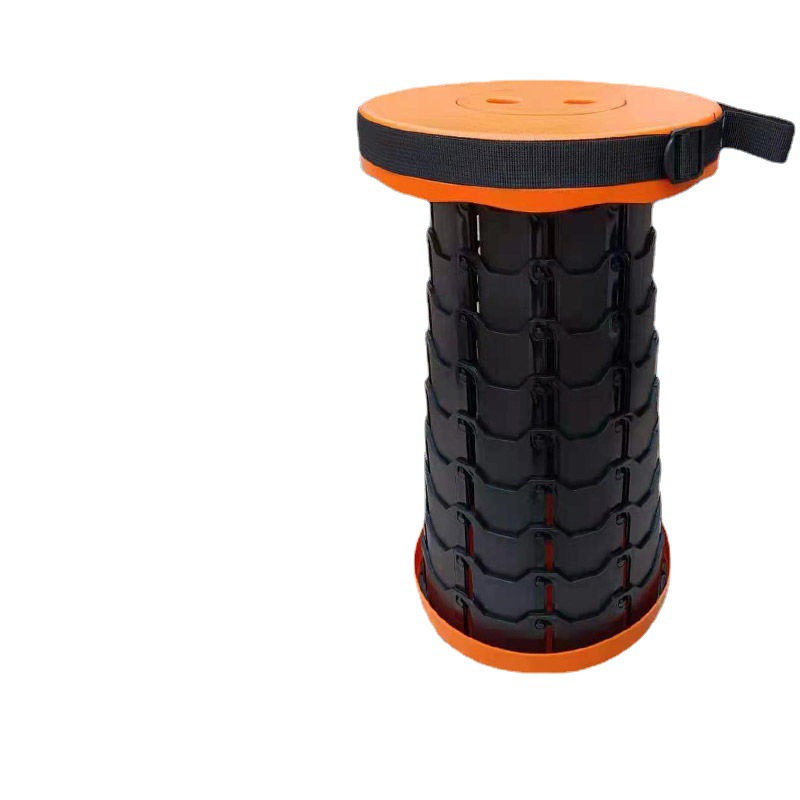 现货沙滩户外伸缩凳塑料凳钓鱼调节凳便携旅行露营椅折叠凳厂家