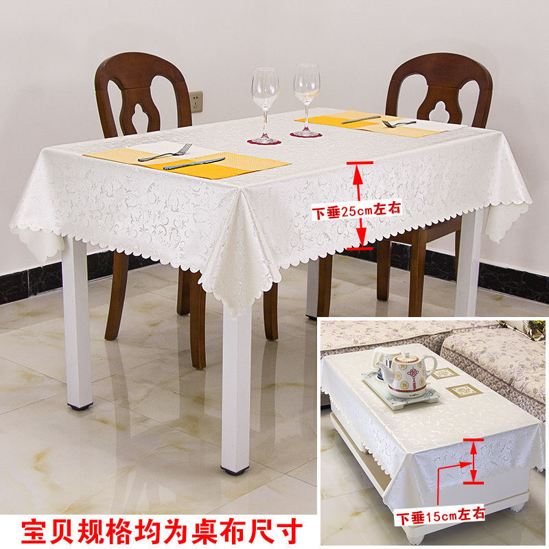 Hotel Disposable Tableclothes Waterproof and Oilproof and Heatproof round Table Cloth Rectangular Table Cloth European Coffee Table Cloth