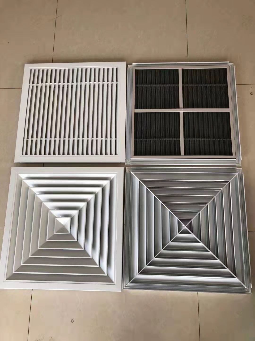 铝合金中央空调出风口 格栅散流器 排风回风百叶窗 检修口通风口