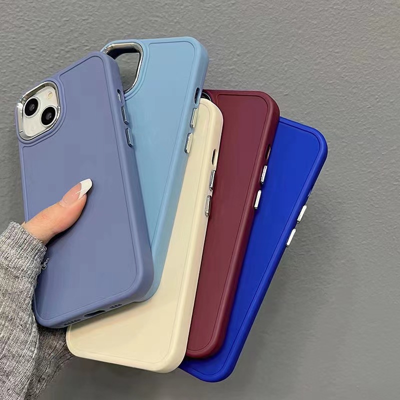 Applicable to Iphone 14 Phone Case 2.0 Large Hole Eye Protection Tpu Electroplating Lens 12 Apple 13 Mobile Phone Protective Case X