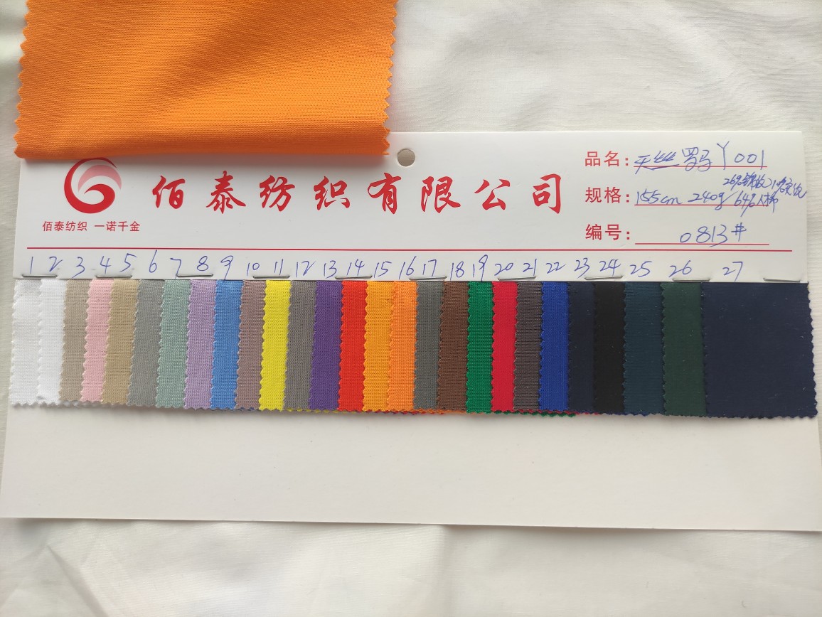 0813#秋冬新款天丝罗马流行女装面料240g锦纶弹力针织天丝罗马布