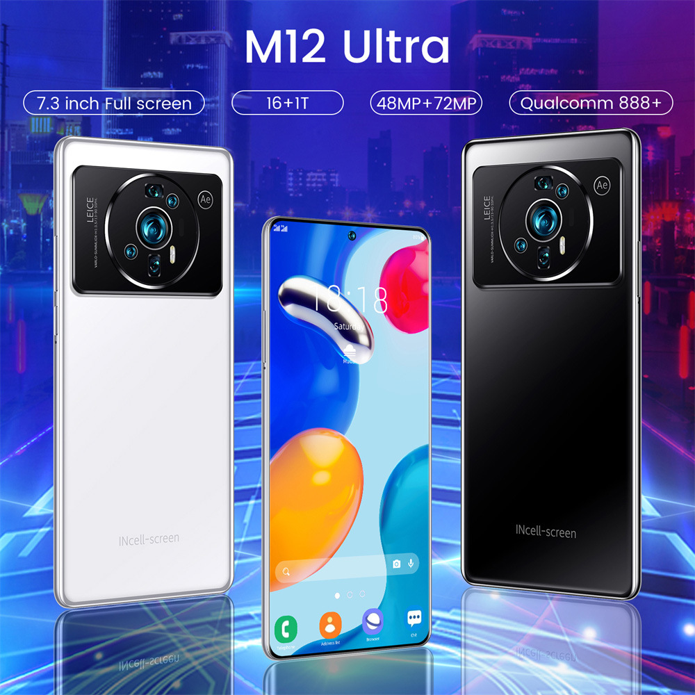 跨境手机m12 ultra 真4g 7.