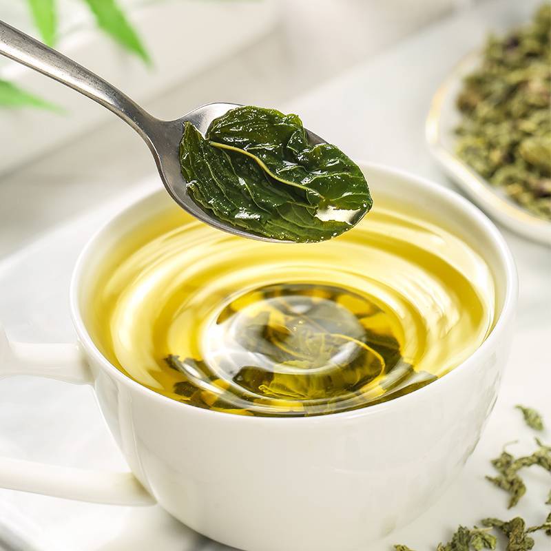 薄荷叶茶 泡水花茶花茶干薄荷泡茶非野生特级散装可搭玫瑰花柠檬