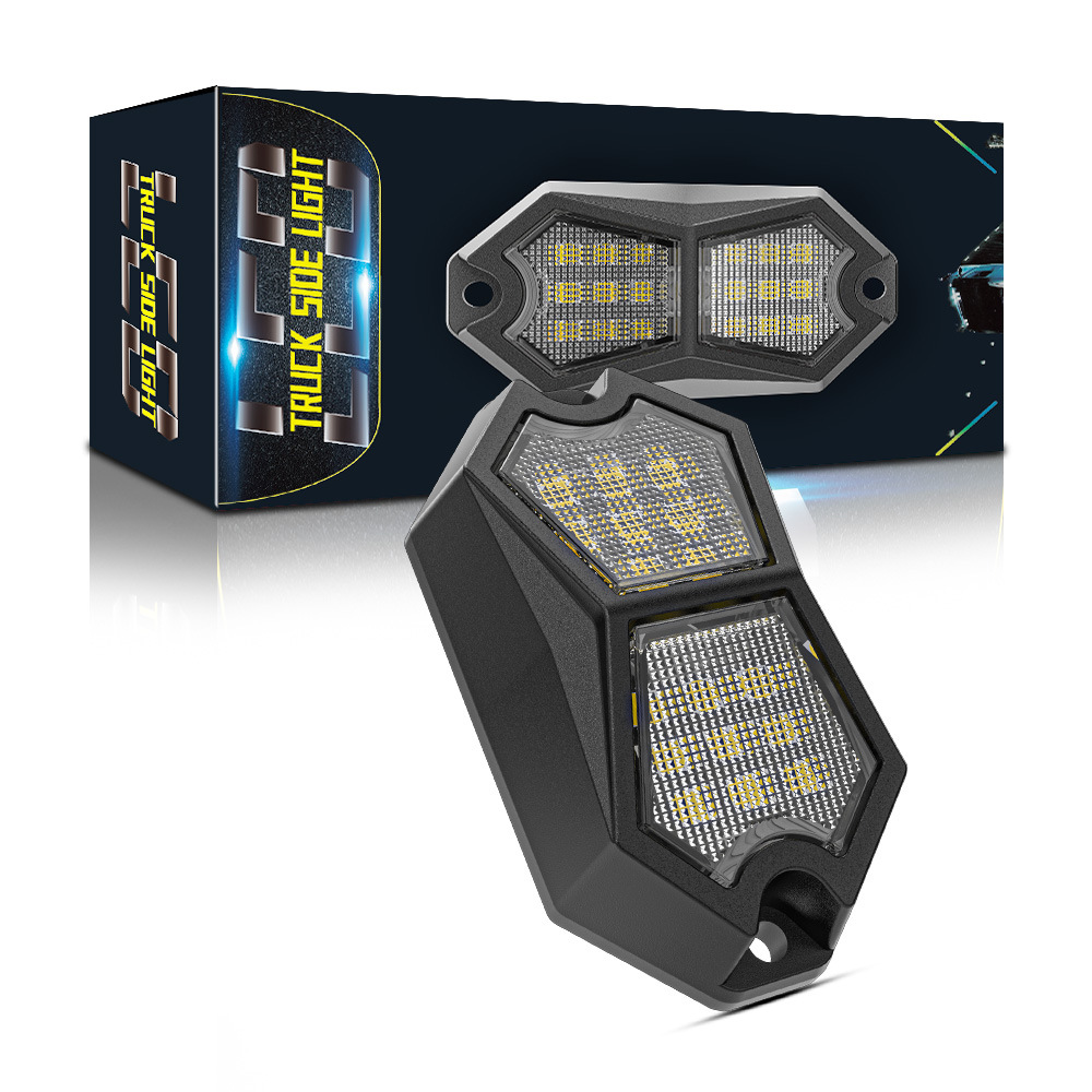 厂家直销新品汽车led底盘灯越野车氛围炫彩6色尾灯改装警示信号灯