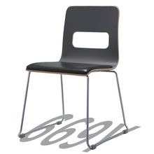 小清新网红奶茶店椅子不锈钢防火板餐椅咖啡甜品商用弯板曲木坐凳