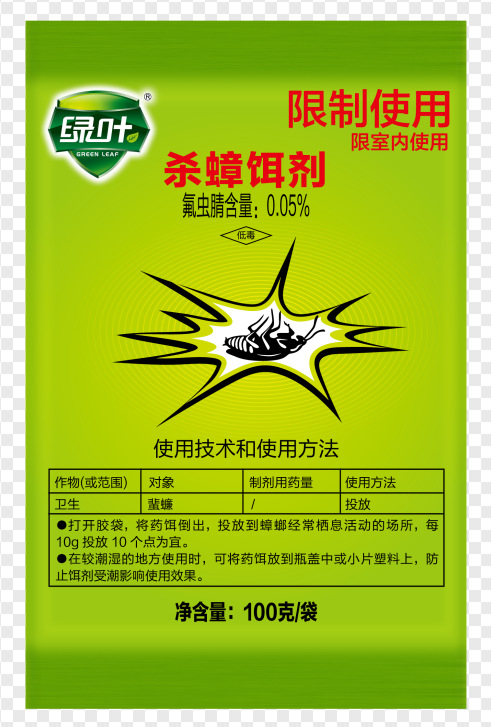 绿叶杀蟑饵剂 100g /袋 灭/杀/除蟑螂灭蟑清经济实惠大包装gl2027