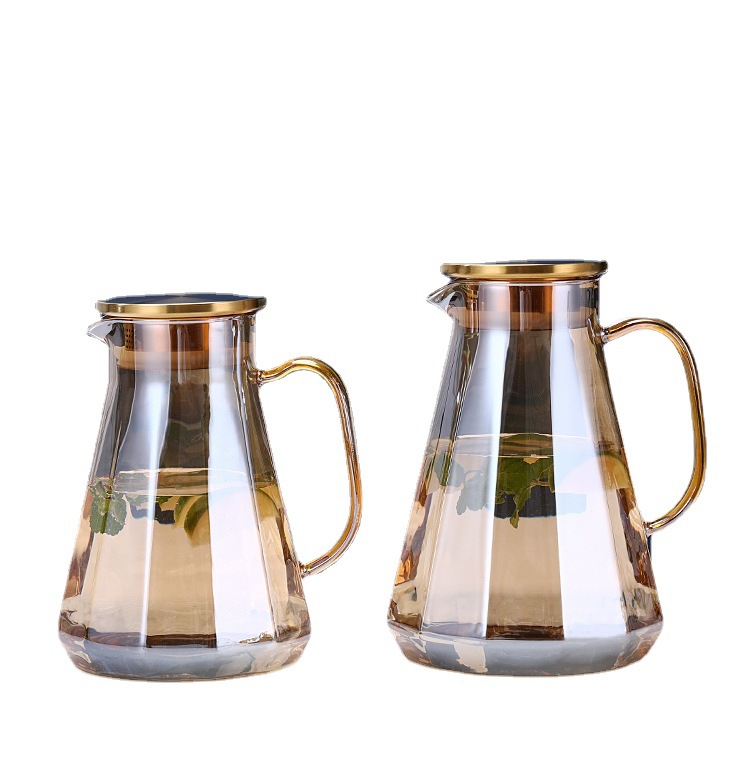 High Borosilicate Kettle High Temperature Resistant Enjoy Good-looking Glass Water Pitcher Water Utensils Set Household Japanese Cold Kettle