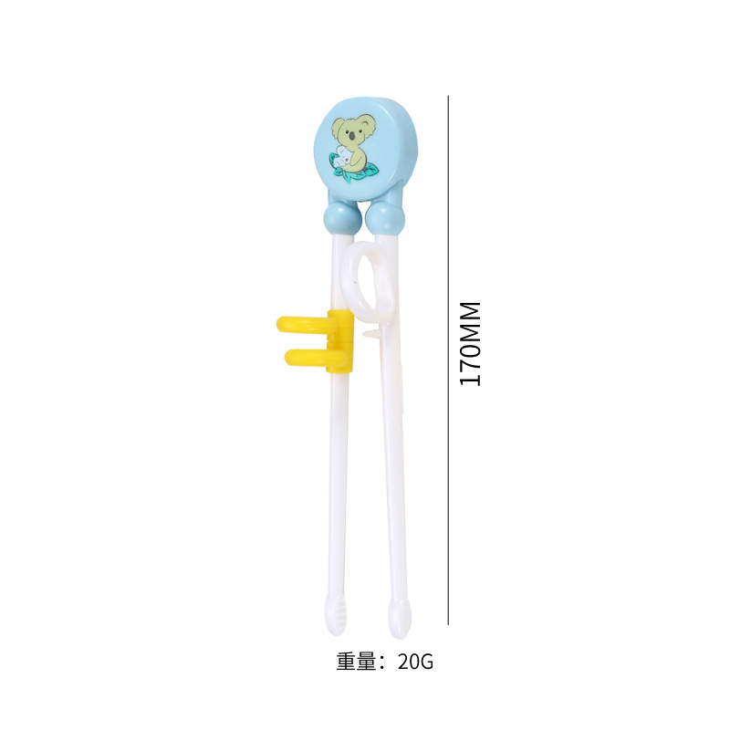 Cartoon Baby Training Chopsticks Plastic Training Chopsticks Children's Correction Learning Chopsticks Baby Cat Chopsticks Card Holder