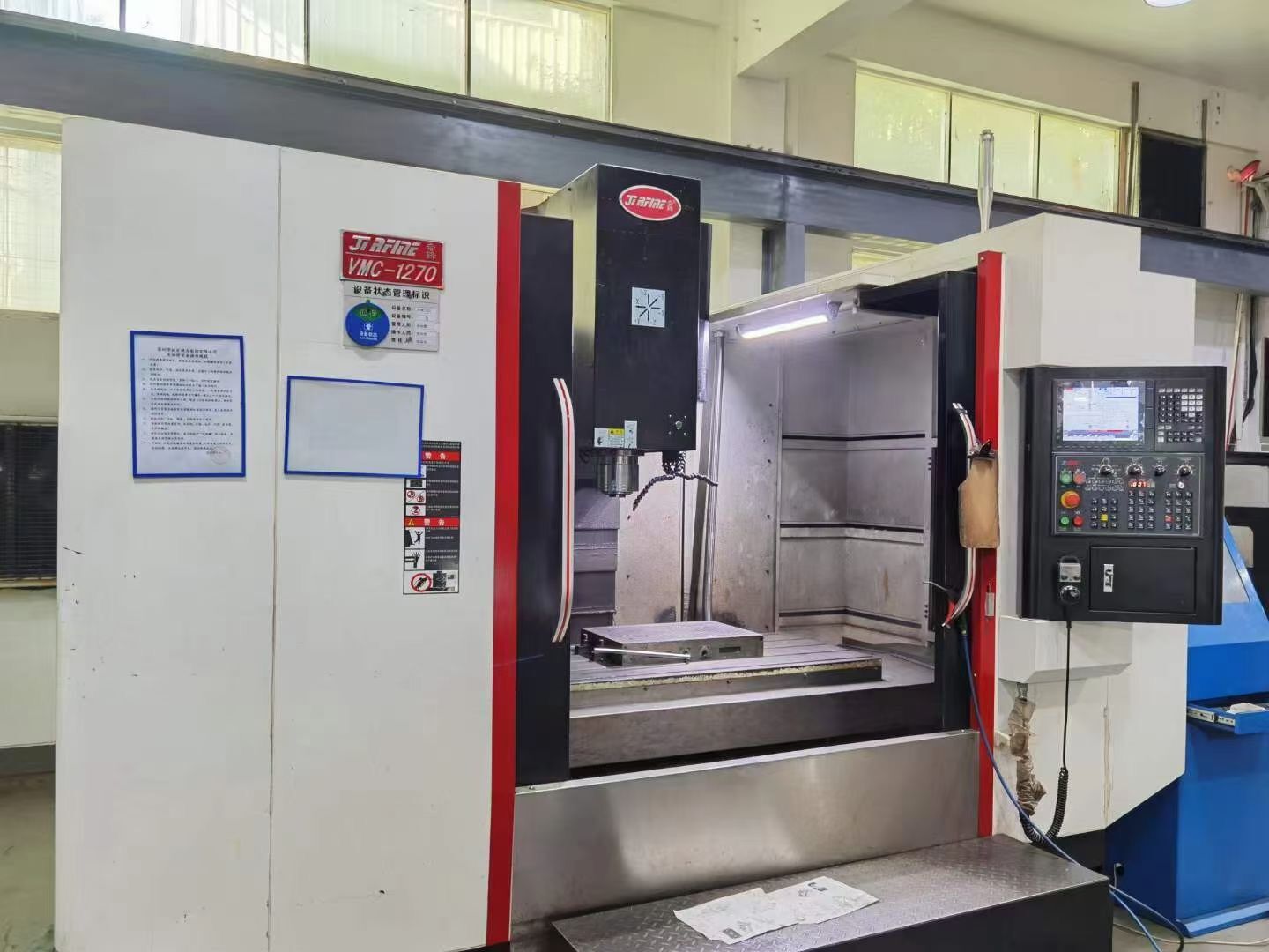 cnc加工中心龙门工厂转让2013龙门加工中心台湾乔峰发那科系统mf