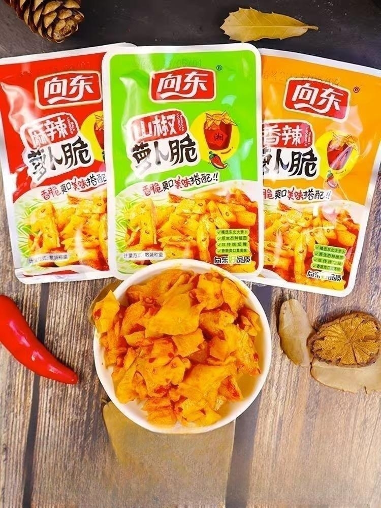 萝卜脆麻辣萝卜干条湖南特产下饭菜咸菜酱菜小包休闲开胃零食