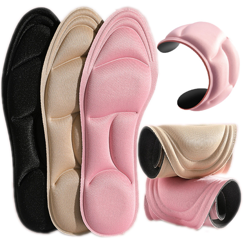 5d memory foam shoe insoles for women men feet care跨境专供