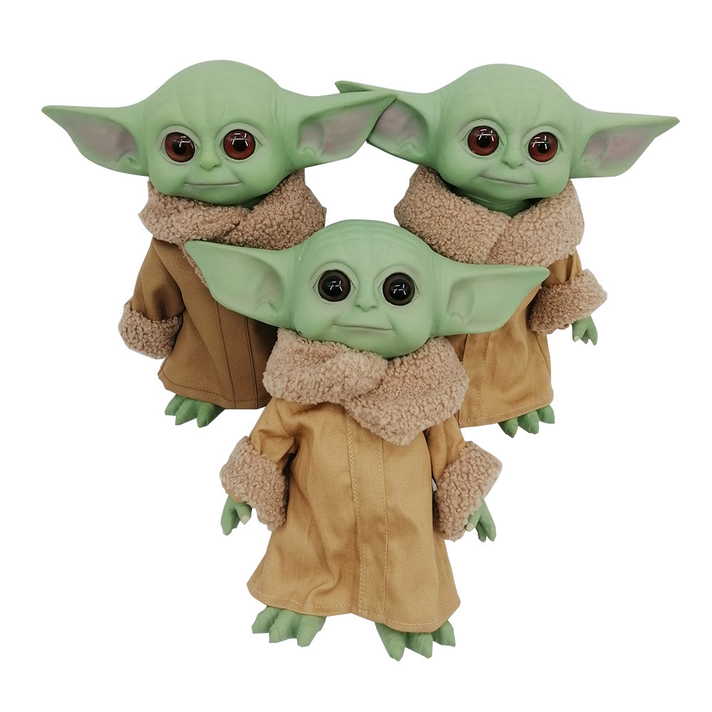 星球大战周边尤达宝宝影视尤达摆件玩偶万圣节复活节场地布置道具