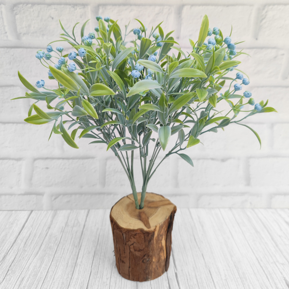 Amazon Artificial Green Plant Cross-Border Starry Artificial Flower Home Decoration Props Artificial Flowers Fake Flower Wholesale