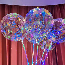 厂家批发网红波波球套装波波气球杆直销全尺寸波波气球仙女棒套装