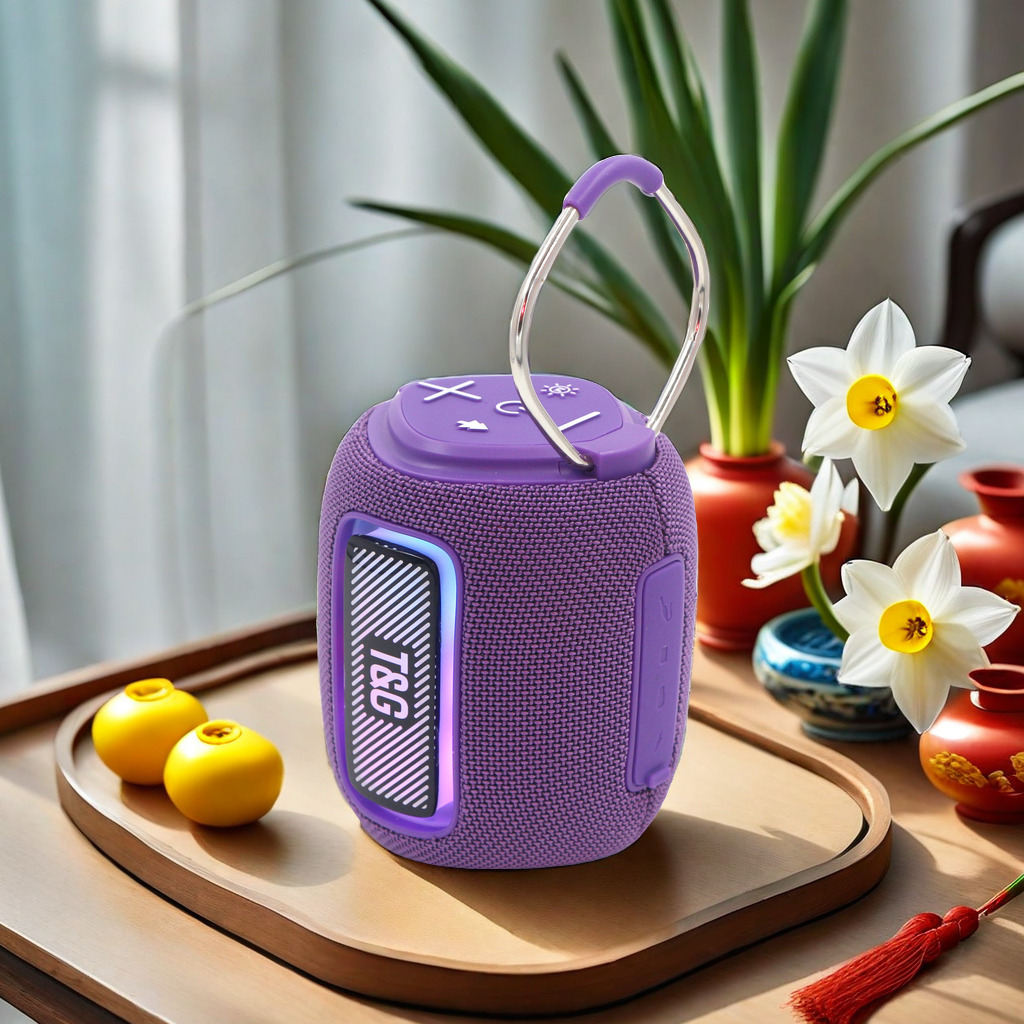 新款tg415蓝牙音箱户外便携式手机支架无线插卡低音炮音响speaker