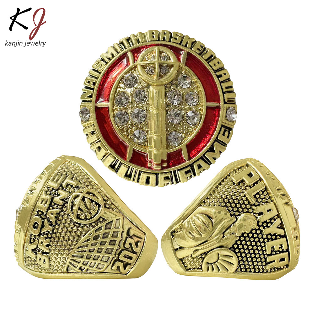 nba 名人堂冠军戒指8枚球星 科比 乔丹 麦迪 艾弗森 邓肯 奥尼尔