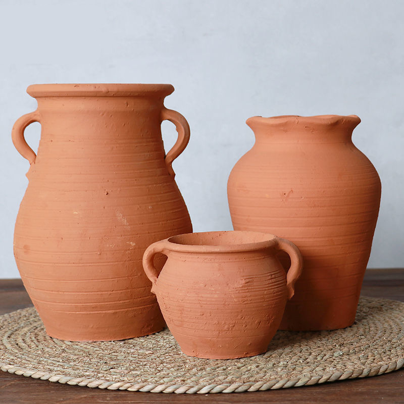 仿古土陶瓷花盆