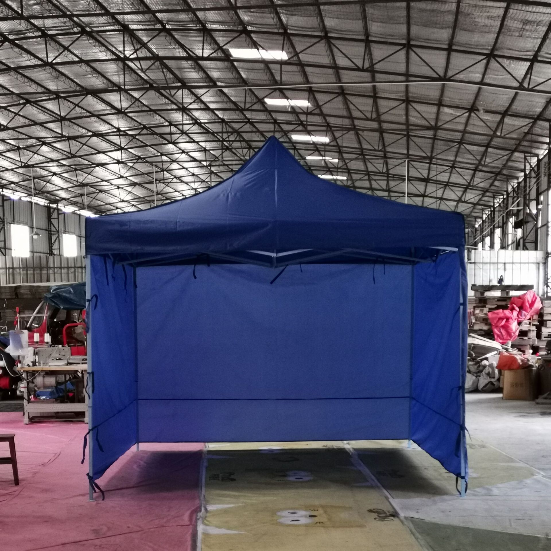 防疫户外3面围布帐篷折叠帐篷地摊隔离四角防水遮阳雨棚