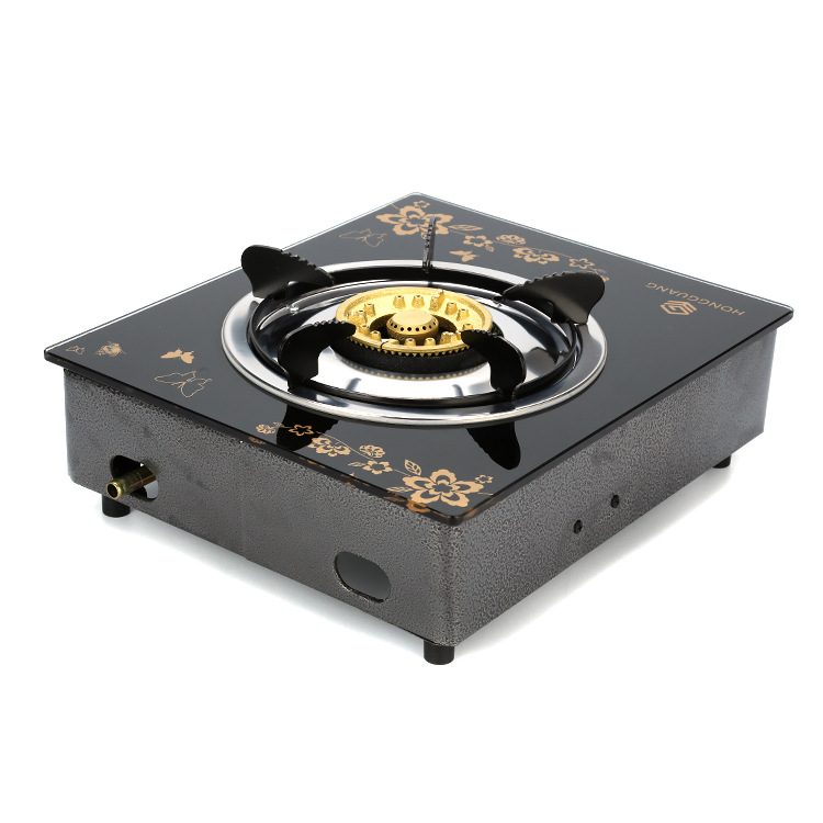 家用厨房用具 新款玻璃单灶煤气灶精品盖