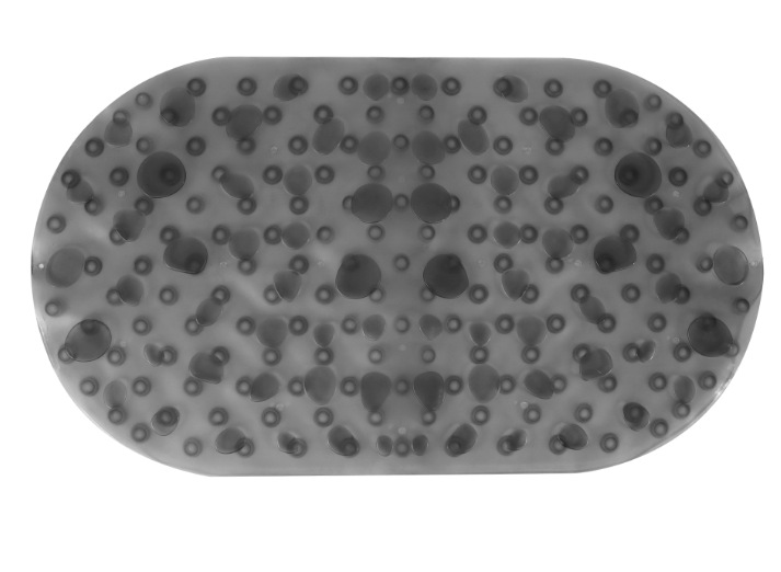 Direct Selling Hotel Wholesale Stone Entrance Bathroom Non-Slip Mat PVC Shower Room Foot Mat Large Suction Cup Bedroom Floor Mat