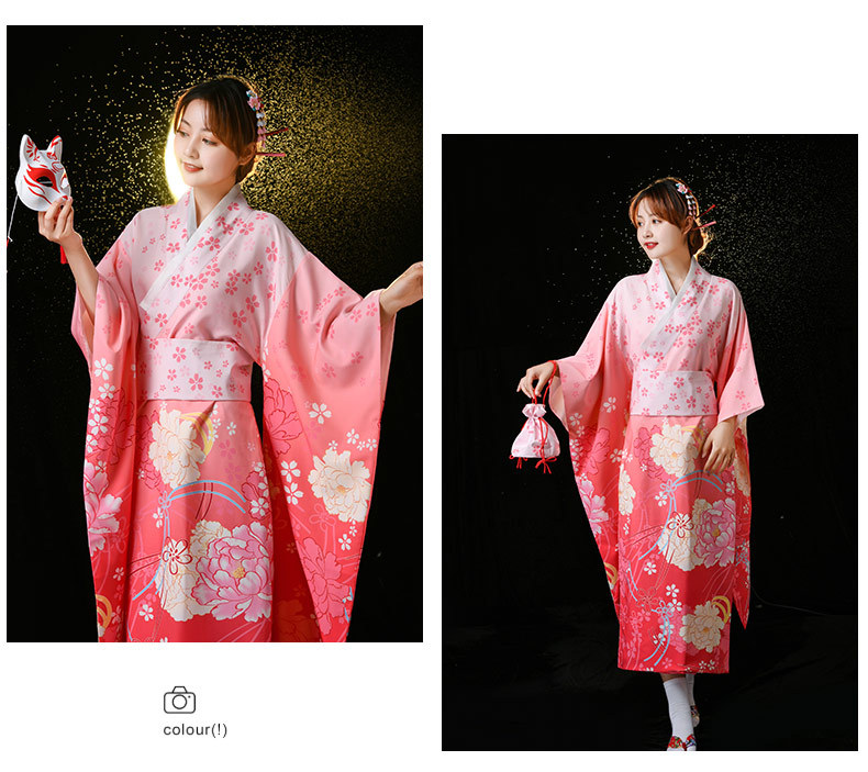 衣服 扇子 筷子颜色粉色大袖和服,丈青大袖和服上市年份/季节2021年