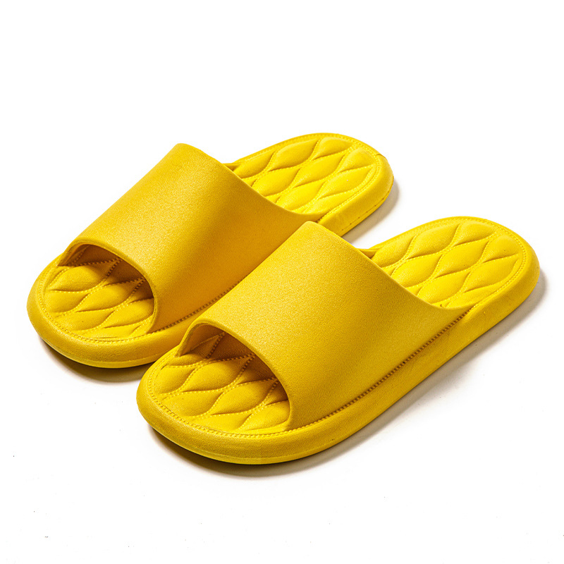 Fashion Slippers for Women Summer Home Bathroom Lightweight Non-Slip Home Couple Korean Style Simple Outdoor Slippers for Men