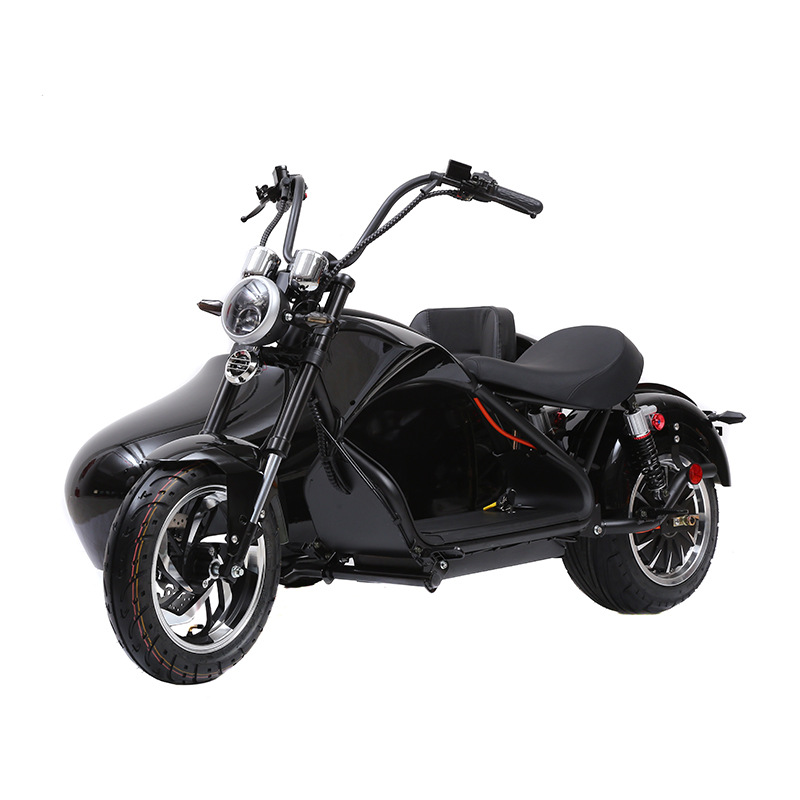 闪麦哈雷电动车哈雷太子电动车太子边三轮挎子电动车边斗电动车