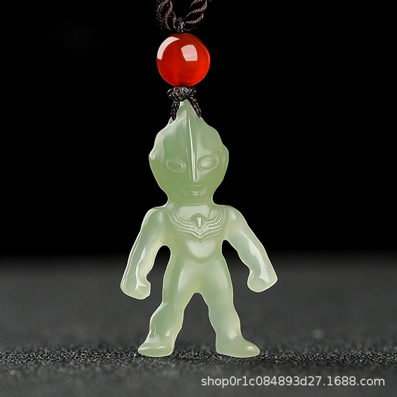 卡通人物玉挂件