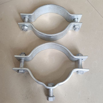 热镀锌吊线抱箍拉线抱箍双吊线抱箍电线杆木杆电力热镀锌抱箍配件